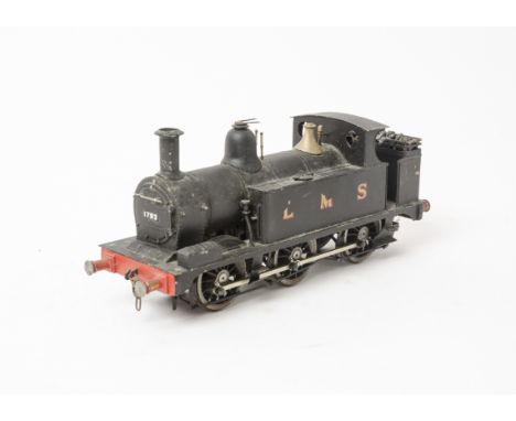 A Kit-built Finescale O Gauge 2-rail Ex-Midland Railway Class 1F Open-cabbed 0-6-0 Tank Locomotive, reasonably well construct