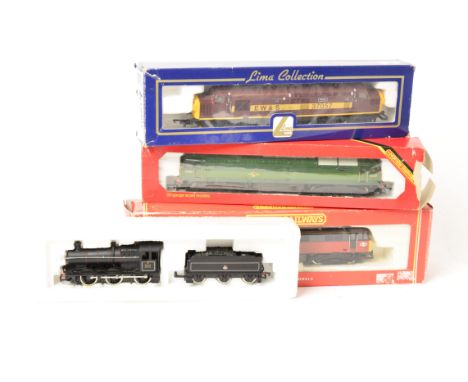 Hornby Lima and Mainline OO Gauge Locomotives, comprising Hornby R322 class 86 electric in RES red livery (G, some black smud