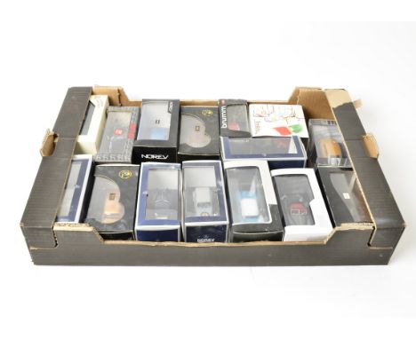 Modern Diecast Vehicles,  a boxed group of vintage private vehicles 1:43 scale including examples by Norev, Solido, Minichamp