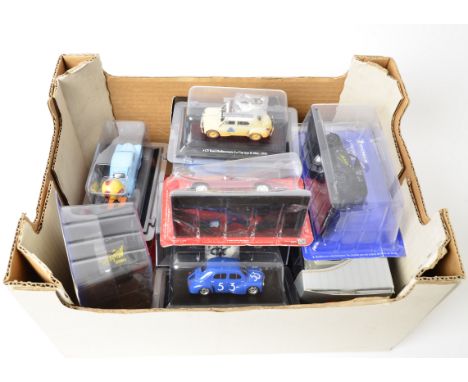 Pre and Postwar Private and Commercial Models,  a boxed/packaged collection 1:32 scale and smaller models, including examples