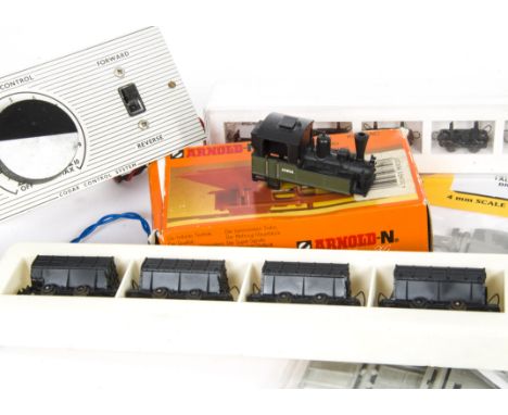 Roco Minitrains Graham Farish Arnold and other makers 009 and N Gauge, 009  2-6-0 tank engine 'Odin' kitbuilt body on GF chas