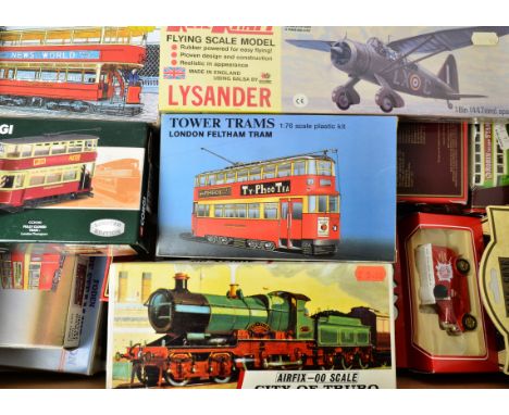 Modern Diecast Vehicles and Kits, boxed vintage commercial models, including examples by Corgi, Matchbox and Lledo (20+), two