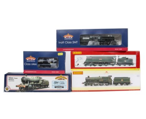 Hornby and Bachmann 00 Gauge Locomotives, Hornby R3229 BR green Star Class 4021 'British Monarch' and R2218 BR green West Cou