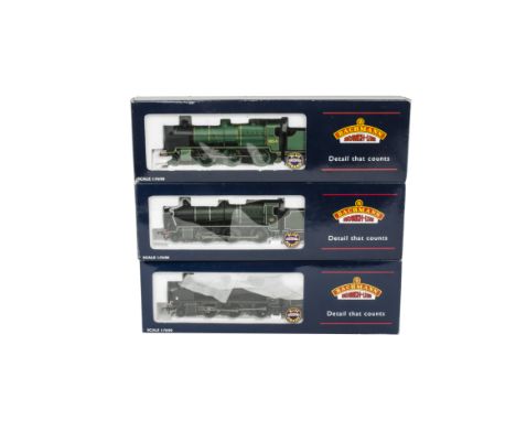 Bachmann 00 Gauge BR and Southern Railway N-Class 2-6-0 Locomotives and Tenders,  32-162 BR black 31401, 31-155 SR green 1864