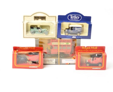 Modern Diecast Vehicles, a boxed collection of vintage commercial models, mostly 1:43 scale but including several larger mode