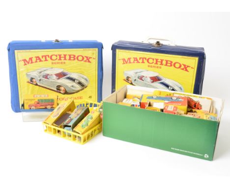 Postwar Diecast Boxes and Collectors Cases, a collection of original boxes for various manufacturers including, Dinky, Corgi,