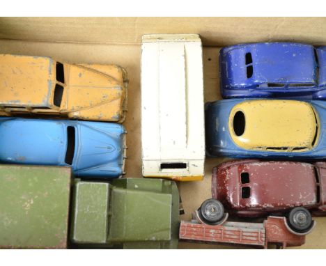 Dinky and Corgi Pre and Postwar Models, a playworn group of private, commercial and military models, including Dinky Hudson S
