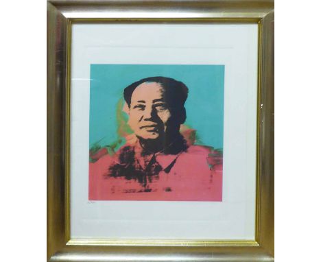 ANDY WARHOL 'Mao', lithograph in colours on Arches watermarked paper, 2/700, 38cm x 28cm, framed.