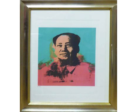 ANDY WARHOL 'Mao', lithograph in colours on Arches watermarked paper, 2/700, 38cm x 28cm, framed.