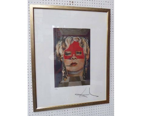 SALVADOR DALI 'The face of Mae West', lithograph on BFK Rives paper, with artist's blind stamp, signed in the plate, hand num