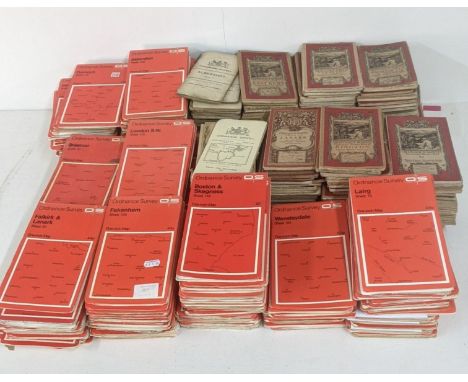 A quantity of ordnance survey maps to include Lairg one - inch map of Lanark, scale one int to one mile and many othersLocati