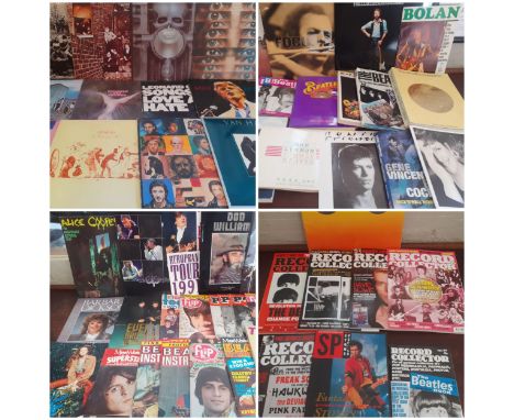 A quantity of 15 vintage LP's and music memorabilia to include The Who, Animals, David Bowie, Crazy World of Arthur Brown, Ge