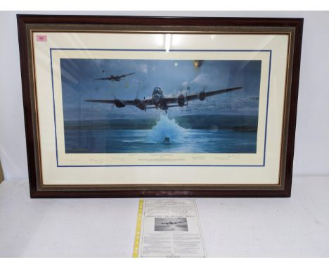 Robert Taylor -Dambusters - The Impossible Mission, the collectors edition, a limited edition print No 292/400, signed by the