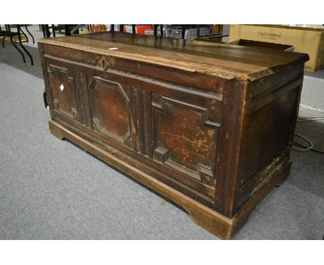 An old teak coffer.