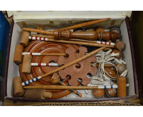 Table croquet, boxed.