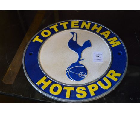 Cast iron sign Tottenham Hotspur.
