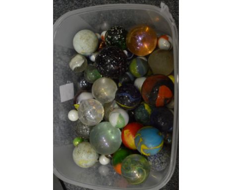 Quantity of marbles.