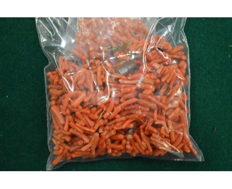 Quantity of coral beads.