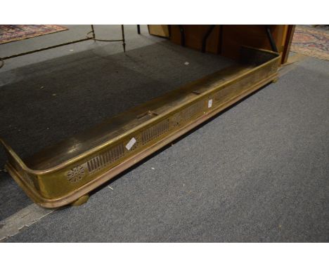 A brass fender.