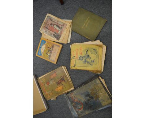 A quantity of early Louis Wain books (faults).