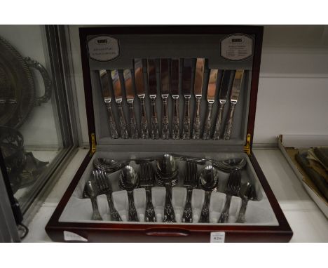 A Viners 44 piece canteen of Kings pattern cutlery.