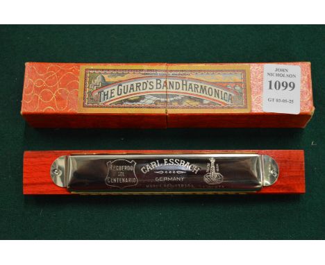 A boxed harmonica.