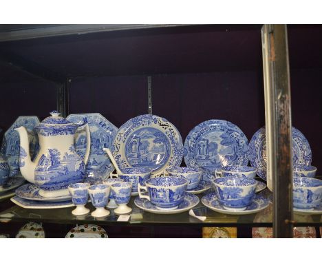 A quantity of Spode Italian pattern china.