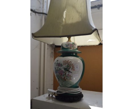 A Chinese style table lamp.