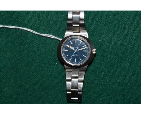 A ladies Omega Dynamic stainless steel wristwatch with original strap.