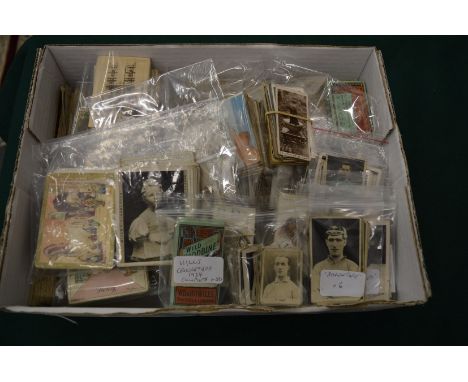 A good collection of sporting and other cigarette cards, collectors cards etc.