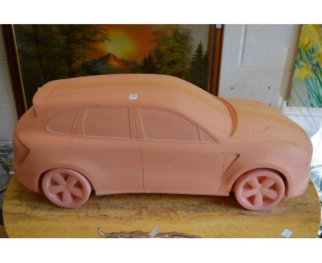 Motoring interest, a polymer clay stage 2 prototype model of a car manufactured by The Eternit's Car Company (went into liqui