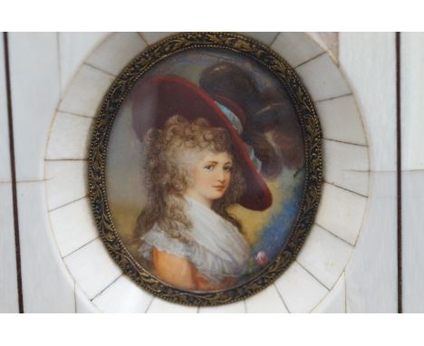 Miniature hand painted portrait  