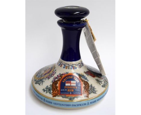 A British Navy Pusser's Rum ship's decanter