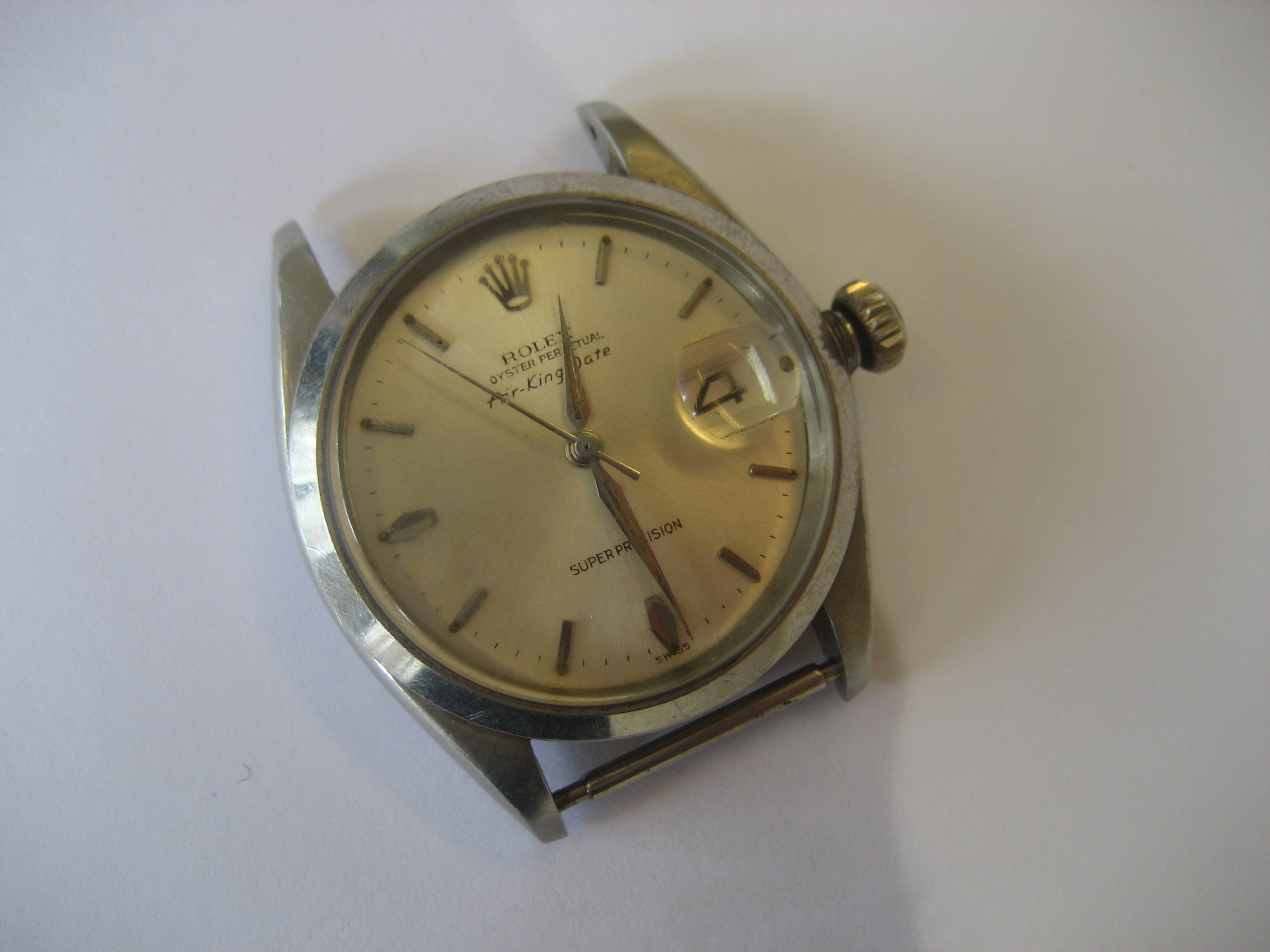 A Rolex Oyster Perpetual Air-King-Date Super Precision watch.