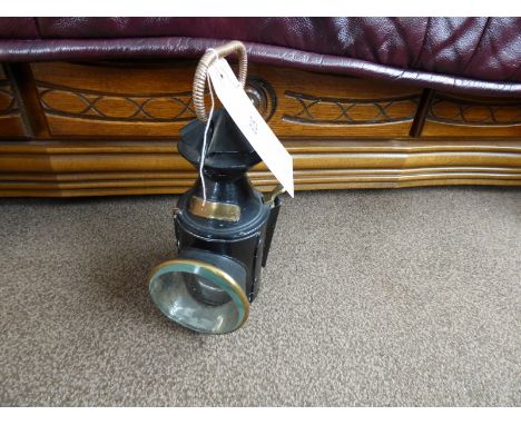 A NER  hand lamp. Railway interest. 
