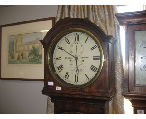 C. HALDANE EDINBURGH LONG CASE CLOCK (A/F)