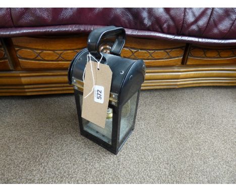 A railway interest paraffin hand lamp. 