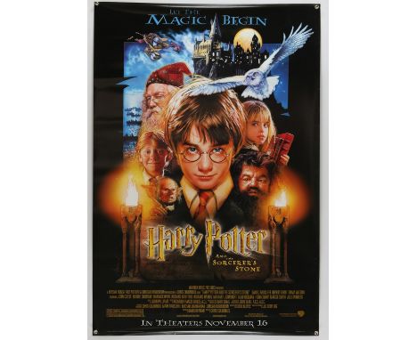 Harry Potter and the Sorcerers Stone (2001) US 1-Sheet Advance film poster for the first film in the Harry Potter series base