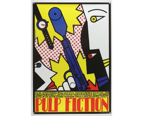 Pulp Fiction (R-2011) Polish commercial poster, directed by Quentin Tarantino, artwork by Andrzej Krajewski, rolled, 27 x 39 