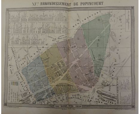 Paris. - Konvolut über Paris. 5 illustrierte Werke zur Hauptstadt Frankreichs. Ca. 25 x 17 cm bis 30 x 19 cm. Halbleder bzw. 