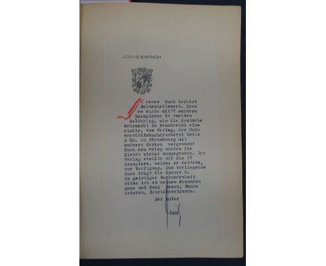 Emrich, Louis (d. i. Ludwig Friedrich Emrich). Die Zukunft der Welt. Kommende Ereignisse in kommenden Zeiten. XV, 247 S., 2 B