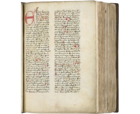 Gregor I., Papst. Homiliae XL in Evangelia [und:] Francisco degli Abbati. Postillae super Evangelia Dominicalia. Lateinische 