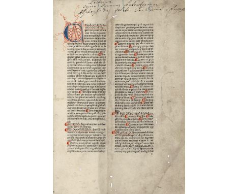 Duns Scotus, Johannes. Reportata Parisiensia. Hrsg. Bartholomaeus Bellatus. 125 (statt 126; ohne das e. w.). 2 Spalten. 48 Ze