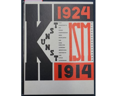 Lissitzky, El und Hans Arp. Die Kunstismen. 1914-1924. - Les ismes de l'art - The Isms of  Art. XI, 48 S. (Text in Deutsch, F