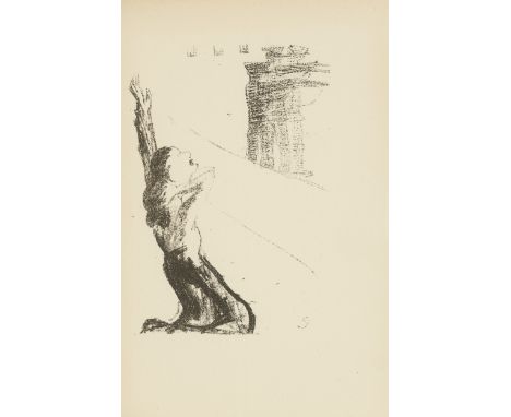 Edschmid, Kasimir (d. i. E. Schmid). Die Engel mit dem Spleen. 115 S. Mit 12 (7 ganzs.) Orig.-Lithographien in Braun von Robe