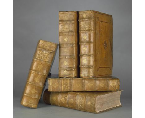 -- Aus der Bibliothek des letzten Königs von Portugal-- Antonius Florentinus. Summa theologica. 4 Teile in 5 Bänden. Mischauf