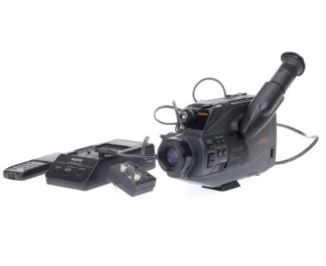 A Sankyo VM-D9P Video Camera Recorder, black, body F-G, powers on at time of auction, no other tests carried out, with mains 