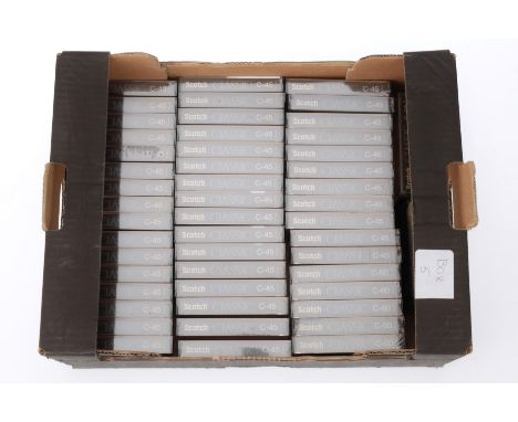 A Selection of Scotch Classic C-45 &amp; C-60 Cassette Tapes, all sealed, new old stock, untested, approx. 50 tapes,