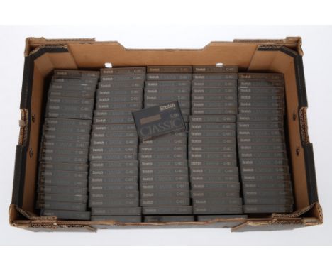 A Good Selection of Scotch Classic C-60 &amp; C-90 Tapes, all sealed, new old stock, untested, approx. 100 tapes,