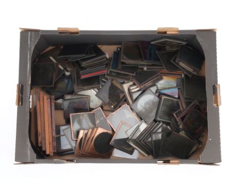 Large Collection of Magic Lantern Slides, Slides covering various subjects mostly photographs, including both amateur and pro